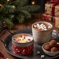 thumbnail image 6 of Tyidzon Christmas Scented Candles for Home, 1 Pc Christmas Tin Soy Wax Aromatherapy Candle with Dried Petals for Home, Perfect Holiday Gifts, 6 of 6