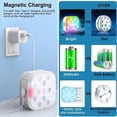 thumbnail image 3 of Colorful Rechargeable LED Pool Light, IP68 Waterproof Bathtub Light, Dimmable Fountain Light with Remote Control, 16 Colors, 6 Dynamic Modes, 2/4/6 Hour Timer, Magnetic Charging, 3 of 6