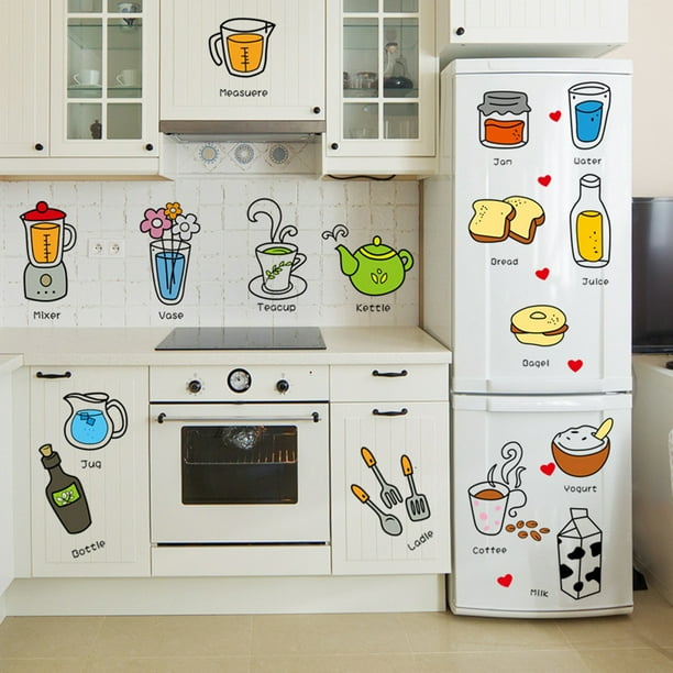 New Kitchen Letter Removable Wall Stickers Mural Decal Home Decor Com New Kitchen Letter Removable Wall, Removable Decals For Kitchen Cabinets