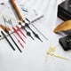 thumbnail image 1 of Kit de Motor de Mecanismo de Movimiento de Reloj de Cuarzo de Eje de 8 Piezas Con 12 Pares de Manos Diferentes, 1 of 5