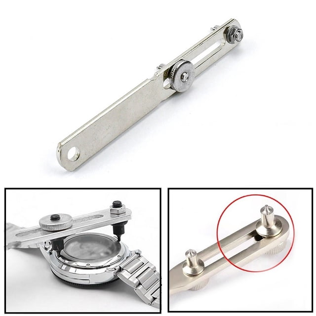 Chendee Outil de Réparation de Montre Réglable Ouvre-Boîtier Clé Remover Horloger