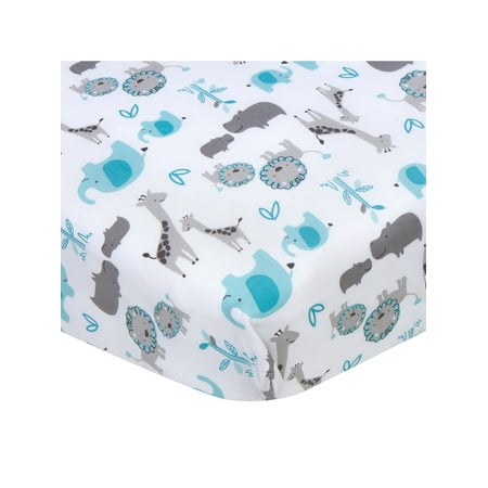 UPC: 0013618220616 | Gerber Baby Boy 100% Cotton Fitted Crib Sheet for Standard Crib and Toddler Mattresses
