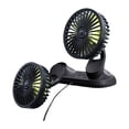 thumbnail image 1 of Ventilador de coche, ventilador USB de coche con regulación de bajo ruido y fuerte viento, ventilador de aire para coche F404, 1 of 9