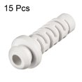 thumbnail image 2 of Unique Bargains 15pcs 4mm Inner Dia PVC Strain Relief Cord Boot Protector Power Tool Hose White, 2 of 4