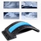 thumbnail image 4 of Vogacara Masajeador de espalda Fitness Relajación Camilla Estiramiento Presión Aliviar Viaje Plástico Columna vertebral Soporte Tipo 2 Púrpura masajeadores Tipo 2 Azul Vogacara CE011707-05, 4 of 6