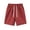 Red, variant on Lenago Mens Shorts Summer Casual And Comfortable Drawstring Pocket Elastic Waist Shorts Cargo Shorts for Men