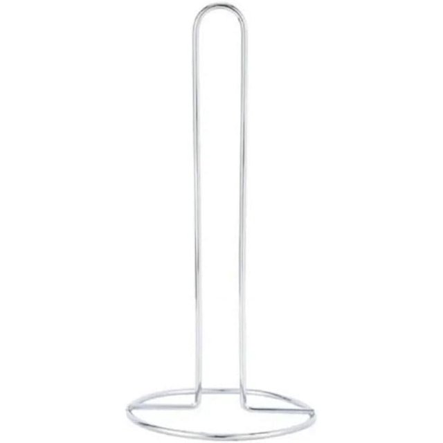Stainless Steel Vertical Tissue Holder, Kitchen Dining Table Roll Paper Towel Holder Desktop Tissue Holder Home Accessories(Silver)