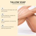 thumbnail image 6 of Beef Tallow Soap Bar – Natural Grass Fed Tallow Soap Unscented – Moisturizing Face & Body Wash Great for Eczema, Dry, Itchy, Sensitive Skin – Handcrafted Bath Soap for Adults, Kids, 6 of 6
