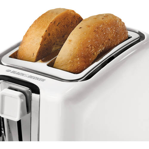 Black & Decker 2-Slice White Toaster with Bagel Function - image 5 of 6