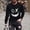 Black 3, variant on Haoxianjian Mens Shirts Mens Long Sleeve Tee Shirts Workout T Shirts Fashionable Men'S Printed Top With Long Sleeved Round Neck And Smiling Face Printed Top/Shirtx Cozy Sport Outwear