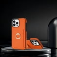 thumbnail image 5 of K-Lion Compatible with iPhone 14 Plus Wallet Case,Luxury PU Leather Shockproof Protective Case Card Holder Slot Ring Holder Kickstand Phone Cover for iPhone 14 Plus ,Orange, 5 of 5