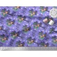 thumbnail image 3 of Soimoi Modal Satin Fabric Swimming Pool,Cartoon & Buildings Architectural Print Sewing Fabric Yard 42 Inch Wide, 3 of 3
