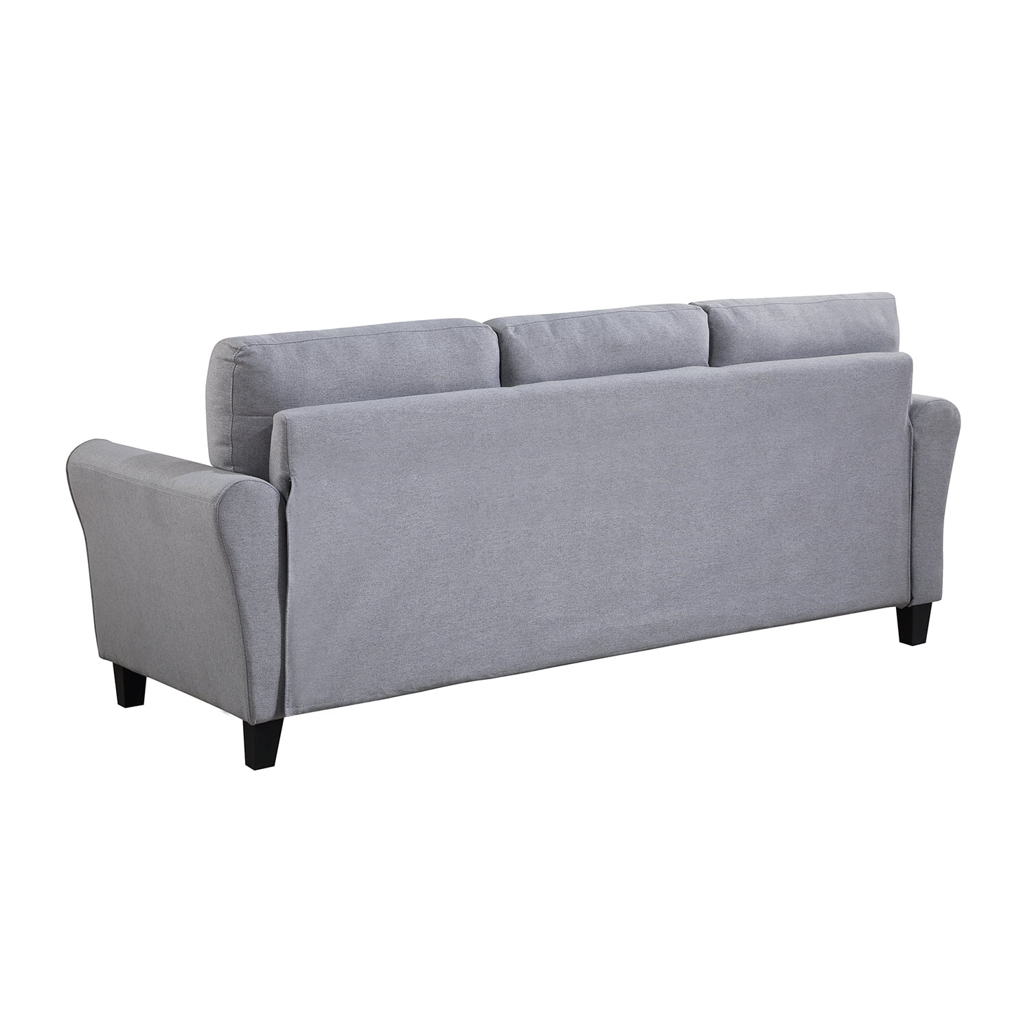 Kadyn Modern Living Room Sofa Set, 2 Piece Linen Sofa Set with 2+3-Seat Sofa, Upholstered Couch Furniture for Living Room, Light Grey-Blue