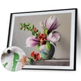 thumbnail image 3 of Cuadros Decorativos Kit de pintura por números DIY Magnolia Oil Art Picture Craft Home Wall Decor (B2860) Ehuebsd embutido en tela, 3 of 9