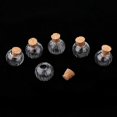 thumbnail image 2 of Frascos vacíos de vidrio pequeños transparentes de 6 piezas DIY con mensaje 18mm Sunnimix Deseos de botellas con corcho, 2 of 8