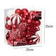 thumbnail image 4 of 65x Adornos para árbol de Navidad Bolas para árbol de Navidad Adornos Colgantes Navidad rojo blanco, 4 of 9