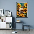 thumbnail image 7 of Diamond Art Kit for Adults, Sunflower Sleepy Bulldog Diamond Painting for Adults Beginners, 5D DIY Diamond Art Painting Kits, Colorful Diamond Painting Craft for Home Decor 12x16, 7 of 7
