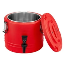 8L Insulated Beverage Dispenser - Hot & Cold Drink Jug, Stainless Steel Cooler