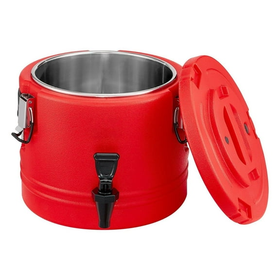 8L Insulated Beverage Dispenser - Hot & Cold Drink Jug, Stainless Steel Cooler