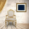 thumbnail image 3 of Unknown 23x20 Gold Ornate Wood Framed with Double Matting Museum Art Print Titled - Blue Thin Line, 3 of 4