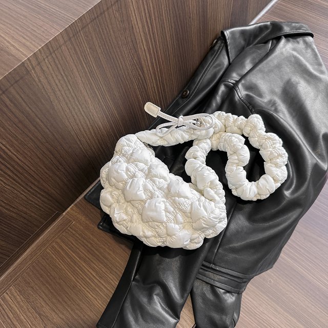 Bolsa Para Las Axilas Bolso De Nube De Burbujas Para Mujer, Bolso Acolchado Creativo Con Correa Ajustable Para El Hombro, Bolso Grande Con Cordón Para Fiesta, Bolsos De Verano Para Niñas Ndcxsfigh Para Estrenar