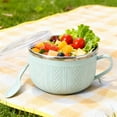 thumbnail image 5 of Liyamei 25 Oz Insulated Mug With Lid Design Large Soup Cup With Plate Perfect For Coffee Stews Ideal, 5 of 5