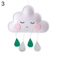 thumbnail image 2 of Gwong Decoración hogareña Nube nube gota de lluvia colgando ornamento bebé cama tienda colgante niños habitación decoración Gwong 21033175, 2 of 7