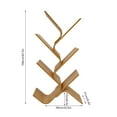 thumbnail image 2 of TFCFL 6-Tier Tree-shape Bookcases Book Organizer Bamboo Book Display Stand Book Shelf, 2 of 22