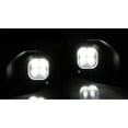 thumbnail image 2 of Clear Lens High Power Full 2x2 LED Fog Light Kit For Ford 2011-2016 F250 F350 F450, Includes 40W LED Fog Lamp Assemblies, Foglight Bezels & Relay Wiring On/Off Switch, 2 of 9