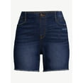 thumbnail image 4 of Sofia Jeans Women's Lila Mid Rise Pull-On Denim Shorts, 4 of 6