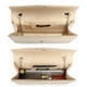 thumbnail image 5 of Bolso de noche de satén esmerilado Dasein Clutch Purse para mujer, 5 of 6