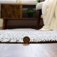 thumbnail image 5 of Super Area Rugs Farmhouse Braided Rug Soft Cotton Kitchen Reversible Carpet, Black & White, 5' X 7' Oval, 5 of 5