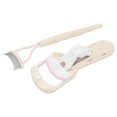 thumbnail image 1 of Eyelash Curler Comb Set, Natural Effects Wide Angle Eyelash Curler Eyelash Comb Set  For Make Up Beige, 1 of 8