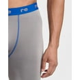 thumbnail image 4 of Real Essentials 5 Pack: Mens Compression Shorts - Quick Dry Performance Active Underwear (Available in Big & Tall), 4 of 6