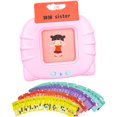 thumbnail image 2 of Tarjetas flash para Cognición básica Aprendizaje Iluminación Juguete Juguetes Educación temprana para de cumpleaños , Rosa 112 Tarjetas Baoblaze Tarjetas flash parlantes, 2 of 8