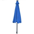 thumbnail image 6 of Gymax 10 ft Patio Table Market Umbrella Yard Outdoor w/ Solar LED Lights Blue, 6 of 8