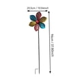 thumbnail image 3 of Molinillo de viento giratorio de hierro forjado para jardín | Gira suavemente con la brisa natural | Molinillo de viento para exteriores, ideal para césped, jardín, balcón o patio, 3 of 8
