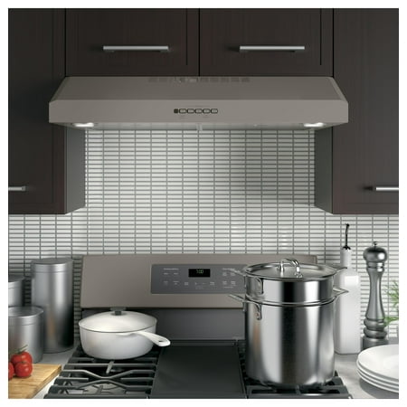 GE - 30" Convertible Range Hood - Slate