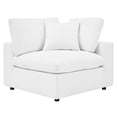 thumbnail image 6 of Modway Commix 8-Piece Down Filled Overstuffed Vegan Leather Sectional Sofa in White, 6 of 10