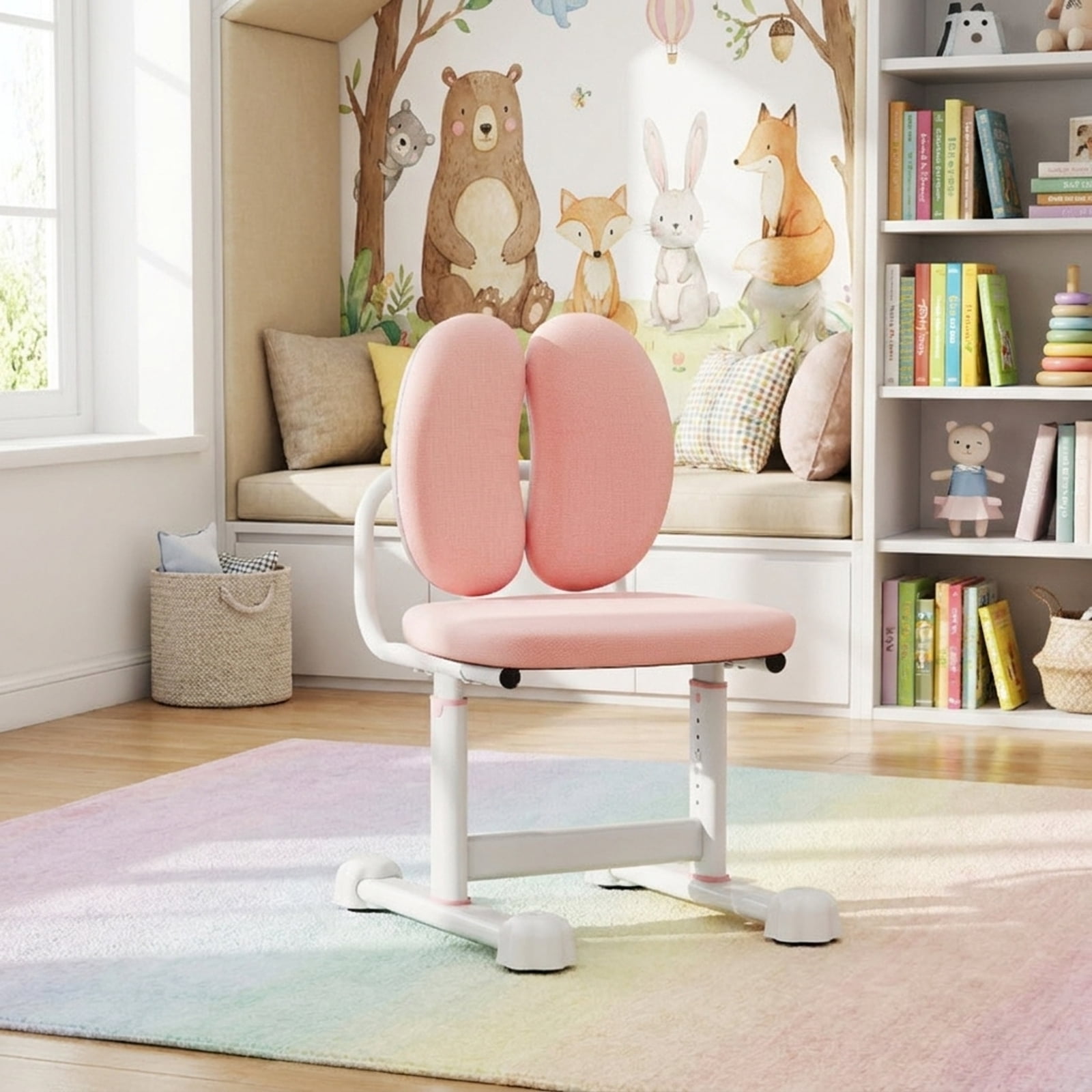 Furnibear Kids Chair Kids Desk Chair Children Study Chair with Double Back Support and Adjustable