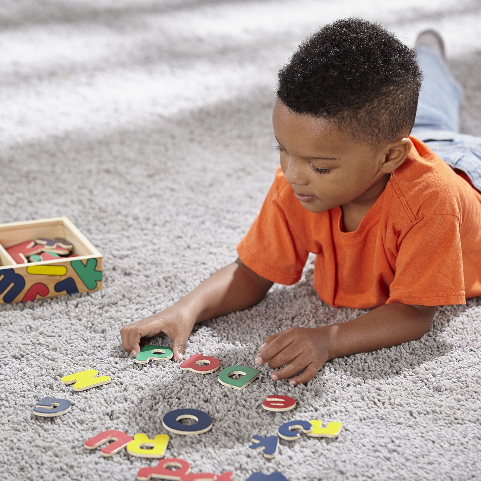 melissa and doug wooden alphabet magnets