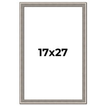 17x27 Frame Grey Real Wood Picture Frame Width 1.25 inches | Interior Frame Depth 0.5 inches | Hans