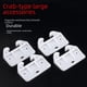 thumbnail image 1 of Gancho de plástico Pinyou Heldig accesorios de gabinete blanco grande, 1 of 5
