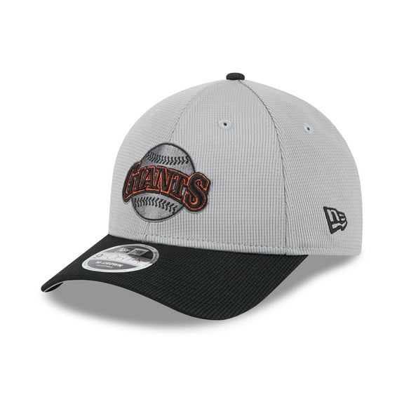 Men's New Era  Gray/Black San Francisco Giants 2025 Batting Practice 9FORTY M-Crown Adjustable Hat