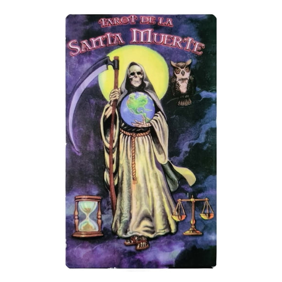 Tarot Santa Muerte Profesional Berbera 80 cartas+instructivo 12x7 cm