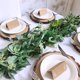 thumbnail image 4 of Guirnaldas vegetales artificiales de plata con forma de dólar y eucalipto en gris, verde y ramitas de sauce, guirnaldas entrelazadas para bodas rústicas, arcos, puertas, camino de mesa, 4 of 9