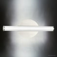 thumbnail image 3 of Luxury Minimalist Bath Light, Large Size: 5.063''H x 3''W, with Mid Century Modern Style Elements, Brushed Nickel Finish, UHP4800 from the Winsen Collection by Urban Ambiance, 3 of 5