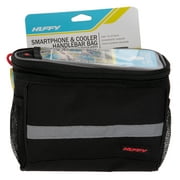 Huffy Handlebar Cooler Bag with Smartphone Pocket, Black
