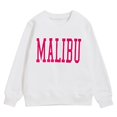 thumbnail image 4 of QITESHIPIN Girls Crewneck Sweatshirt Long Sleeve Cute Print Casual Comfortable Pullover Top No Hood White,5-6 Years, 4 of 4