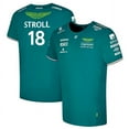 thumbnail image 1 of Combinaison de Course F1, Combinaison de Moto, T-shirt à Manches Courtes Col Rond Respirant et Séchage Rapide-Qq, 1 of 3